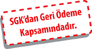 Sgk'dan geri ödeme kapsamındadır.